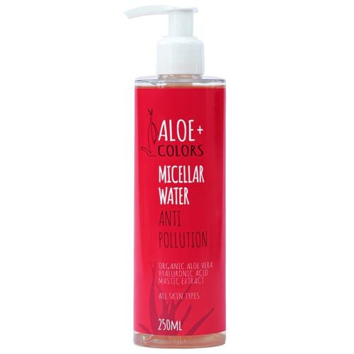 Aloe+ Colors Micellar Water Anti Pollution for Face & Eyes Μικυλλιακό Νερό Καθαρισμού, Ντεμακιγιάζ για Πρόσωπο & Μάτια, Κατάλληλο για Όλους τους Τύπους Επιδερμίδας 250ml